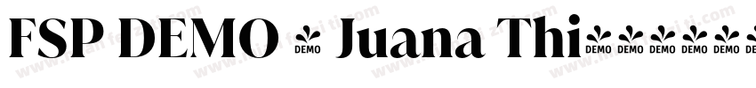 FSP DEMO - Juana Thi字体转换